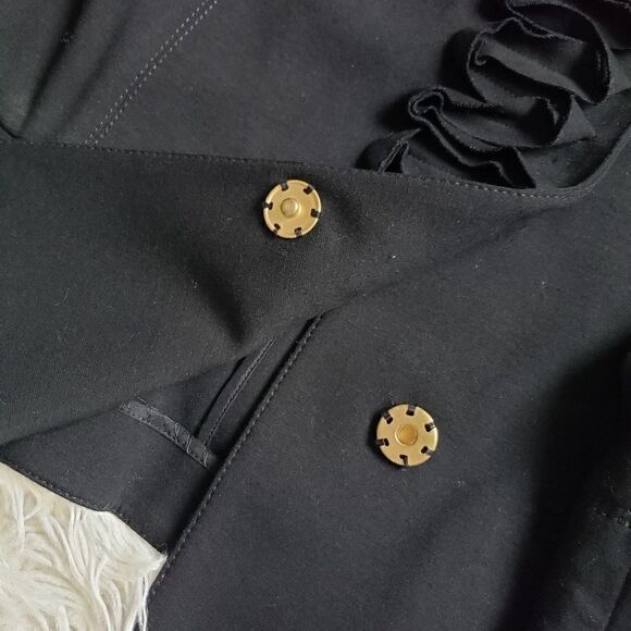 St. John Ruffled Blazer M - Picture 4 of 7
